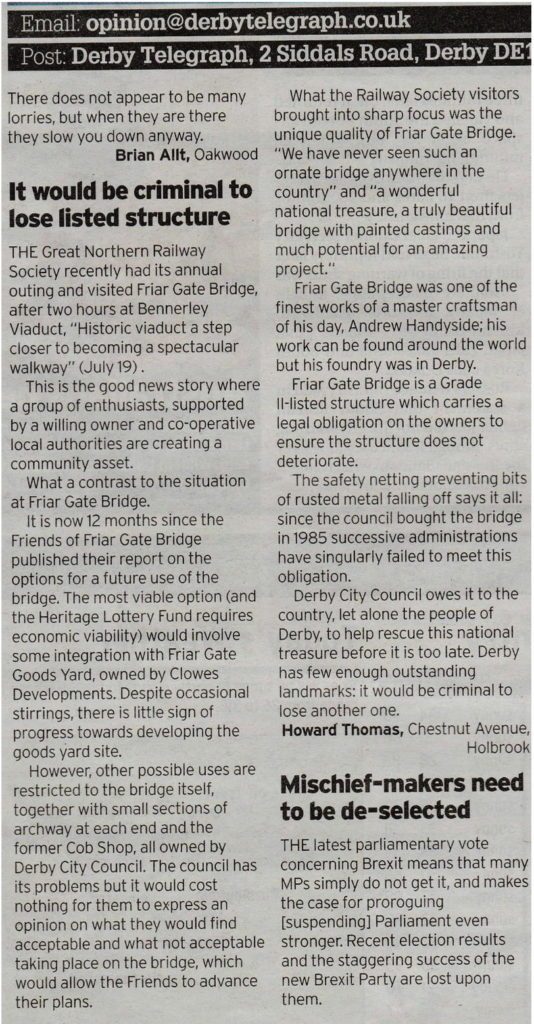 It would be criminal to lose listed structure friargatebridge.co.uk/wp/2019/07/24/…