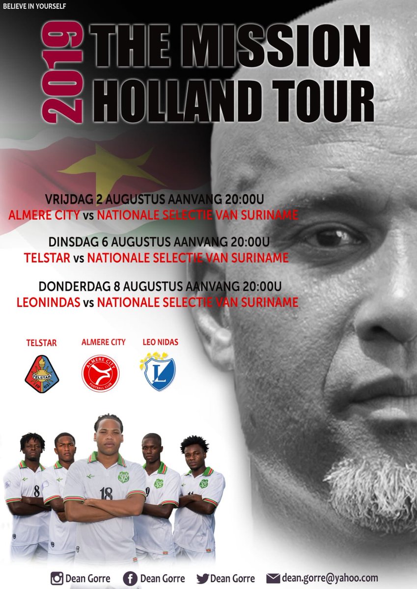 Ik ga de SuriBoys steunen, jullie ook?! Ga dat zien, is genieten! Zie je daar💯⚽️👍🏾
