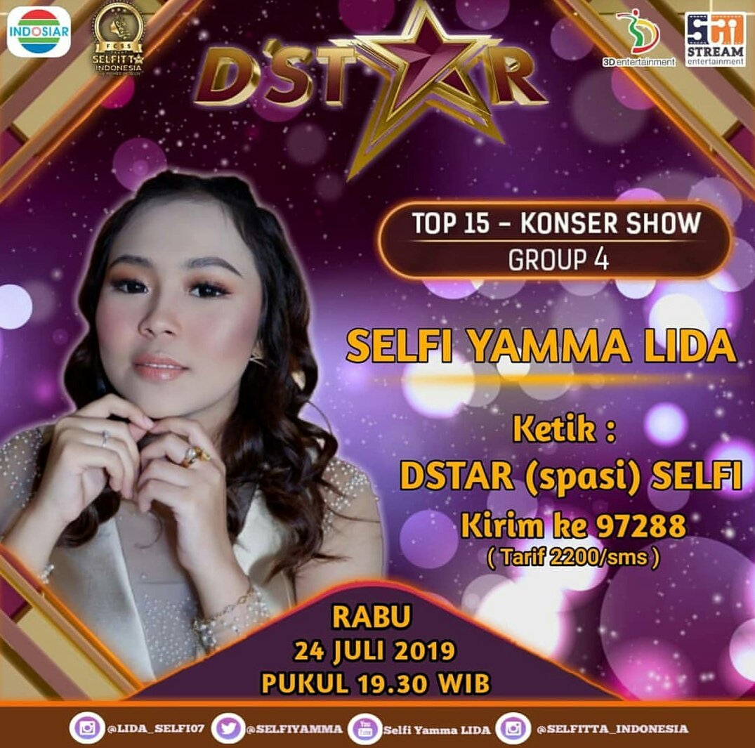 #HelloTwitter  , jgn lupa mlm ini di #Dstar di @IndosiarID  top 15 konser show grup 4 ,ada <a href="/SelfiYammaLIDA/">Selfi Yamma LIDA</a>  semoga mlm ini bisa menampilkan performa yg maksimal __ Aamiin 
____________ 😘