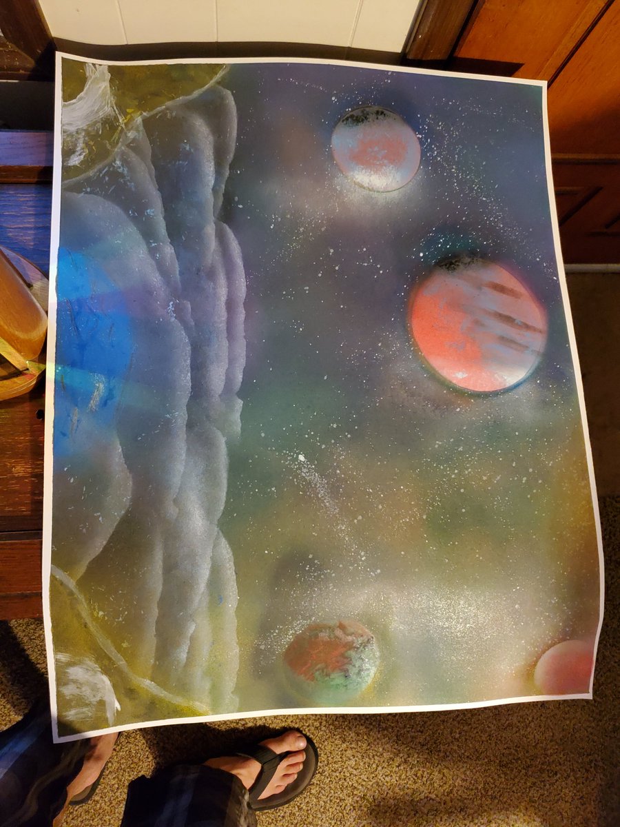 MrMoon3304's tweet photo. I made some space paintings https://t.co/NXJlfF9nqT