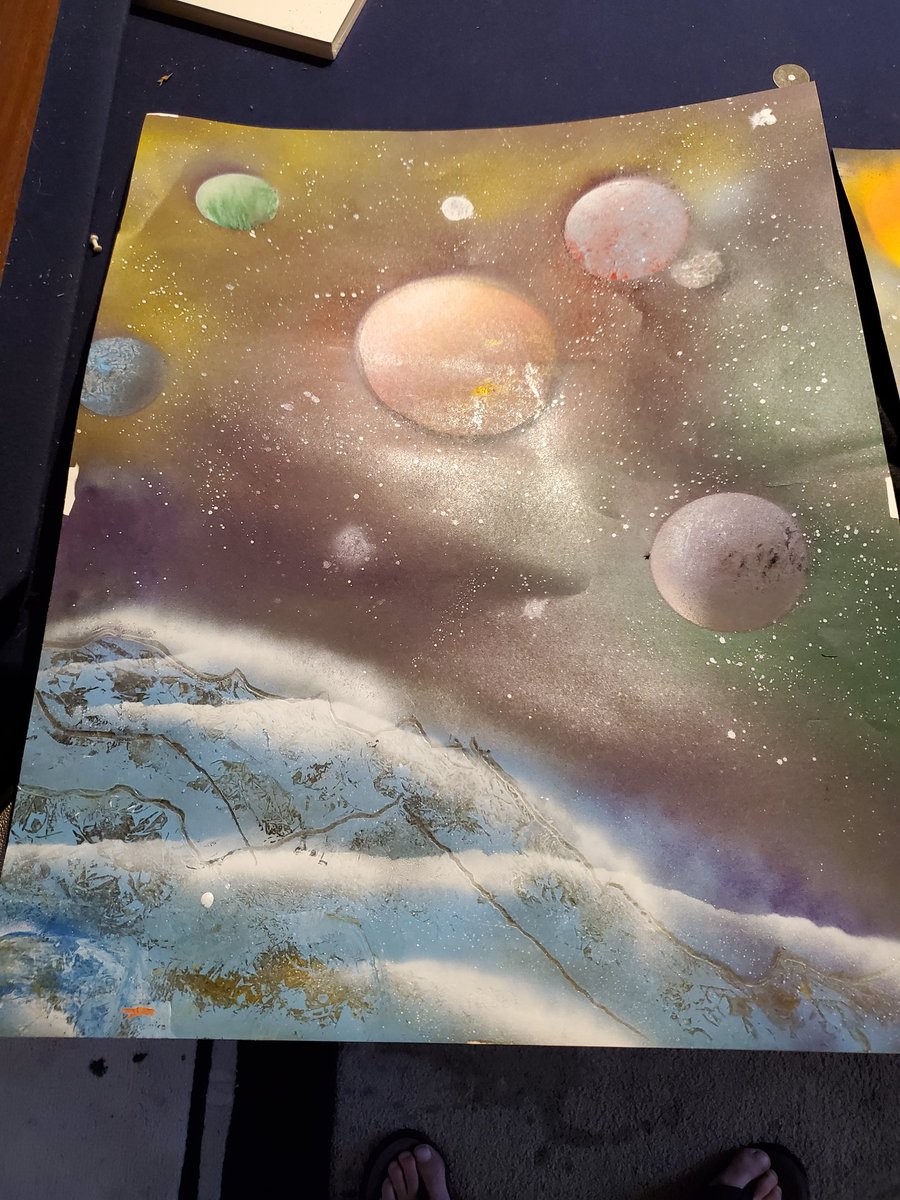 MrMoon3304's tweet photo. I made some space paintings https://t.co/NXJlfF9nqT