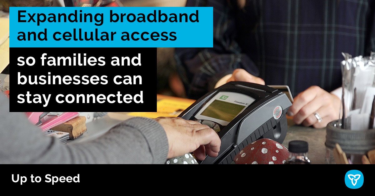 fordnation's tweet photo. Ontario is investing $315 million over 5 years to bring high-speed internet and better cell service to rural and remote communities. https://t.co/iUiN0Gk4T7 https://t.co/twEFCw2PuR