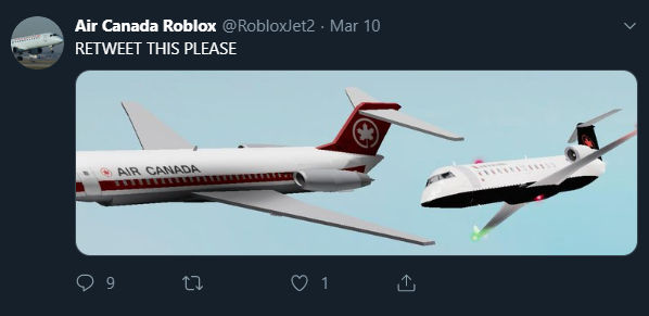 Gabs Verospeedboatracexx On Twitter There Are So Many Things Wrng With This Tweet - roblox air canada