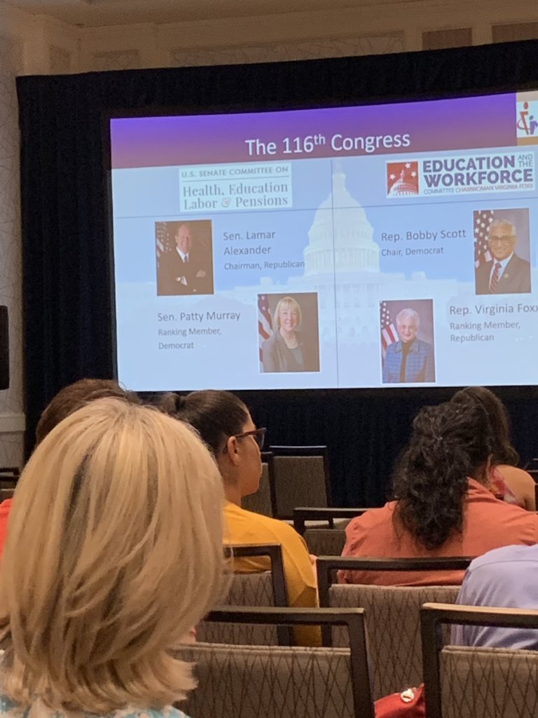 MsCrawford101's tweet photo. Awesome to see @MurrayCampaign as the ranking member of this committee! I remember being on the floor of the senate a few years back for her first day on the senate floor... thank you for being such an amazing advocate for education!!! #oseplc19 #sped #spedchat https://t.co/jiVsSKAoyZ