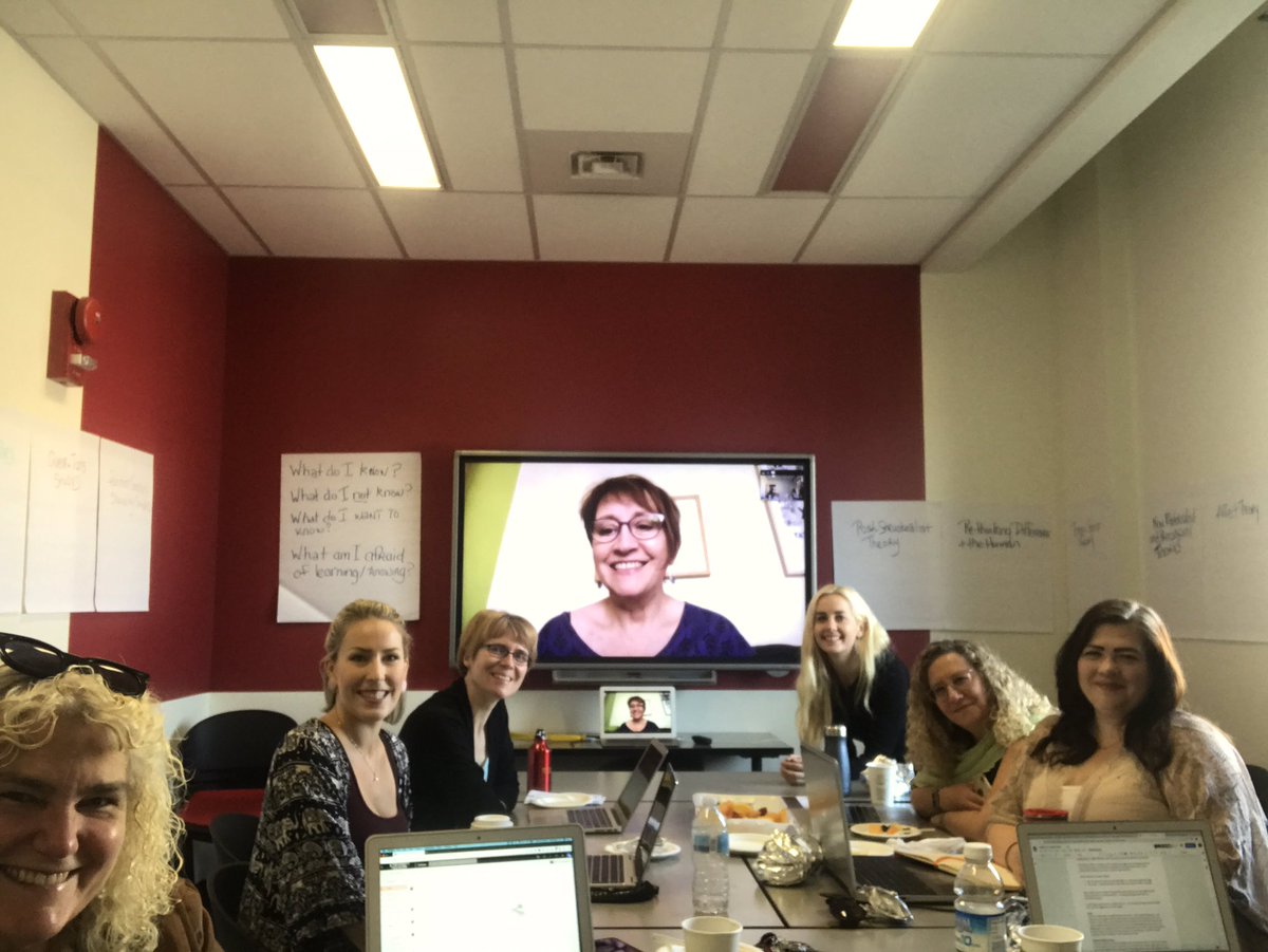 WriteNewBodies's tweet photo. The whole team's here! The Writing New Bodies Steering Group Meeting 2019 in Guelph, Ontario. https://t.co/aF9hXbvDVP