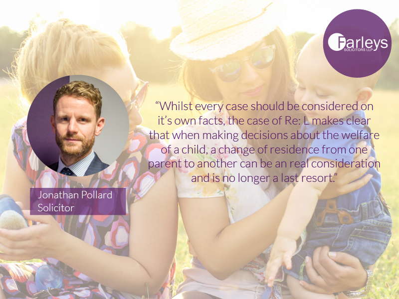 FarleysLaw's tweet photo. Over on our family law blog today, Solicitor Jonathan Pollard discusses the situations in which a Court may decide to order a change of residence for a child from one parent to the other. Read more here: https://t.co/mVjVjXGOHy https://t.co/oyQ5Mmrukk