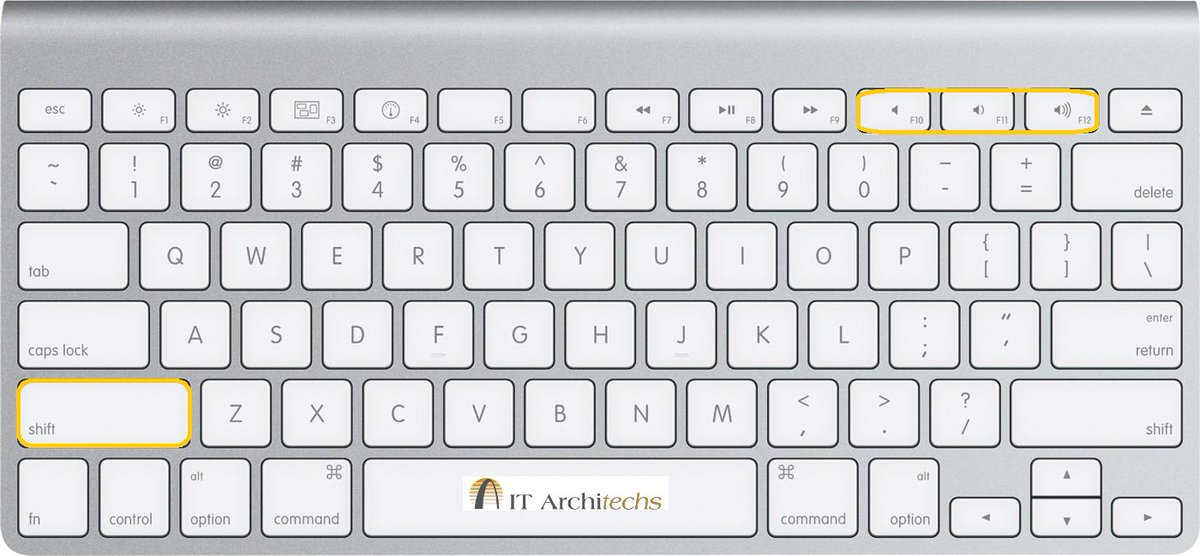 ITArchitechs's tweet image. Mac Tip:  Want to change the volume silently, press the Shift key while pressing the volume down key.
#MacTip #ITArchitechs