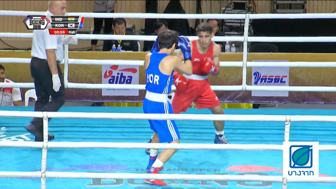 Hussam into the semis🔥!

<a href="/Hussamboxer/">Hussamuddin</a> continued his winning streak as he defeated 🇰🇷’s #LeeYechan by unanimous decision 5-0 to seal berth in the semifinal of 5⃣6⃣KG at #ThailandOpen.

Great win!👏
go for the GOLD!

#PunchMeinHaiDum #Boxing