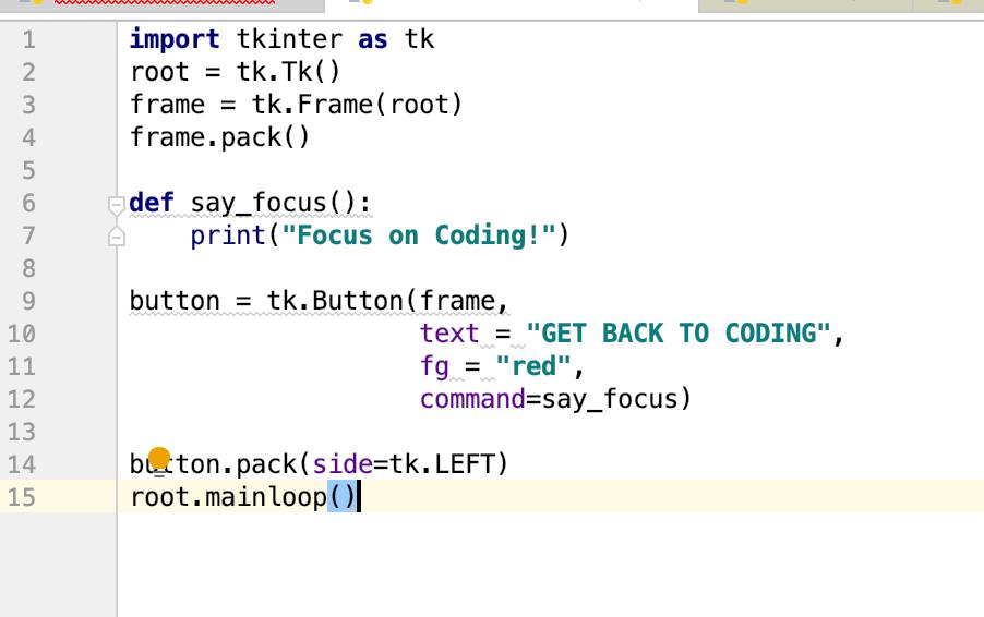 KellyPared's tweet image. It is important to find ways to keep yourself focused--- so I have been practicing on built-in functions in Python to help me! @udemy #python #tkinter