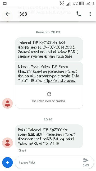 riskynovitas's tweet photo. @IndosatCare min aku DM dibales donk https://t.co/fBaVV2c8Ap
