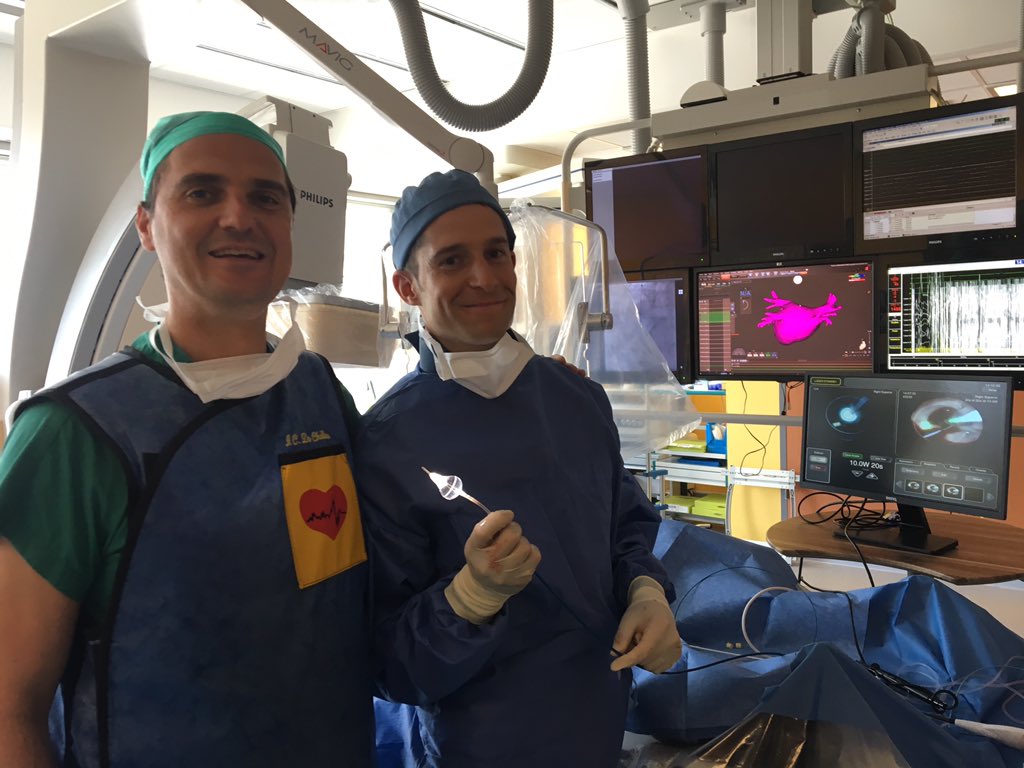 Today we did France’s first laser balloon PVI with the great team in Nancy under the lead of Jean-Marc Sallal-the chief was on holiday so I figured I might as well steal his lead cover 😬 <a href="/CardioFocusAF/">CardioFocus</a> <a href="/JeffTenHaken/">Jeff ten Haken</a>