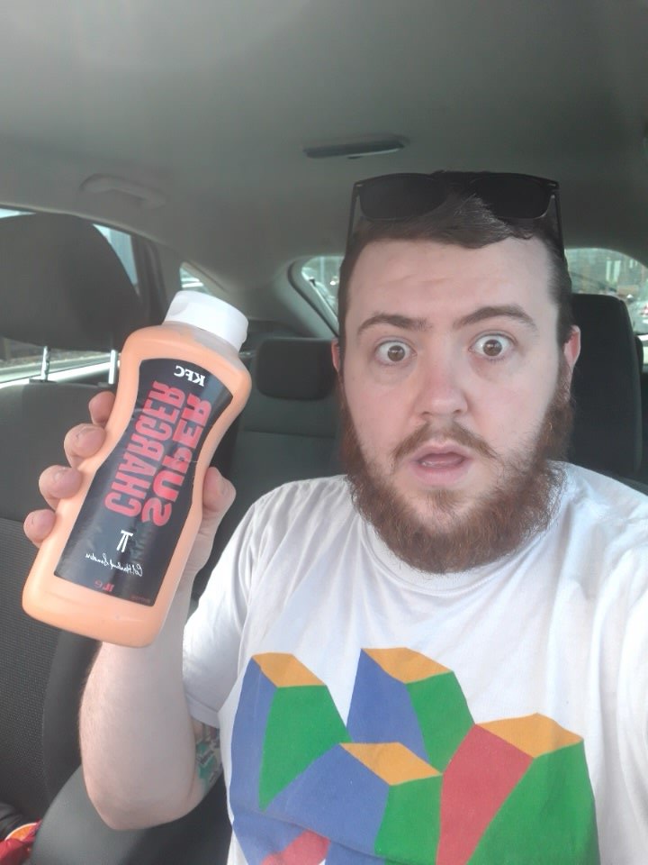 DenObscurity's tweet photo. KFC now sell supercharger sauce by the bottle. #whyisnoonetalkingaboutthis https://t.co/Sh20mvyHun