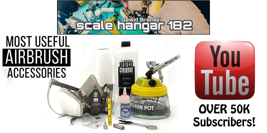 Most Useful Airbrush Accessories by YouTube Scale Hangar 182 over 50K subscribers:
youtube.com/watch?v=3y25Oy…

#plasticmodel,#plasticmodels,#plasticmodelkit,#scalemodel,#scalemodels,#scalemodelling,#scalemodeling,#scalemodelsworld,#modelbuilding,#airbrush,#airbrushing
#airbrushed