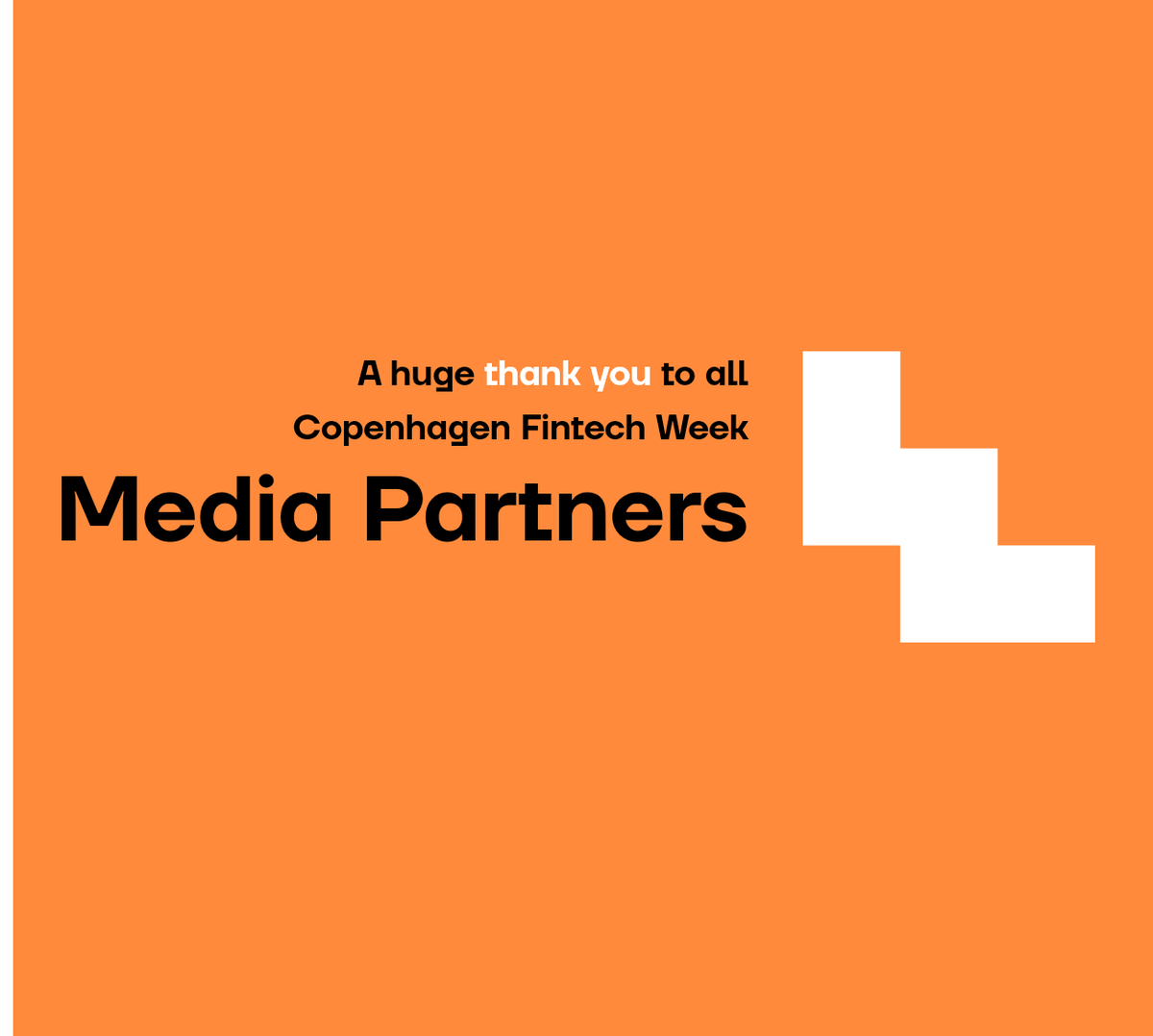 CphFinTech's tweet photo. A huge THANK YOU to all our Media Partners covering #cphftweek 2019!
@borsendk, Charlie Tango, @P1Morgen, @finanswatch, @jyskebankTV, @techsavvymedia_, & TechTV.
Find all photos by @ZuhalKocan & @Photosjoetakes right here: https://t.co/ATwX7xAzKA https://t.co/CDDp6X7AiP
