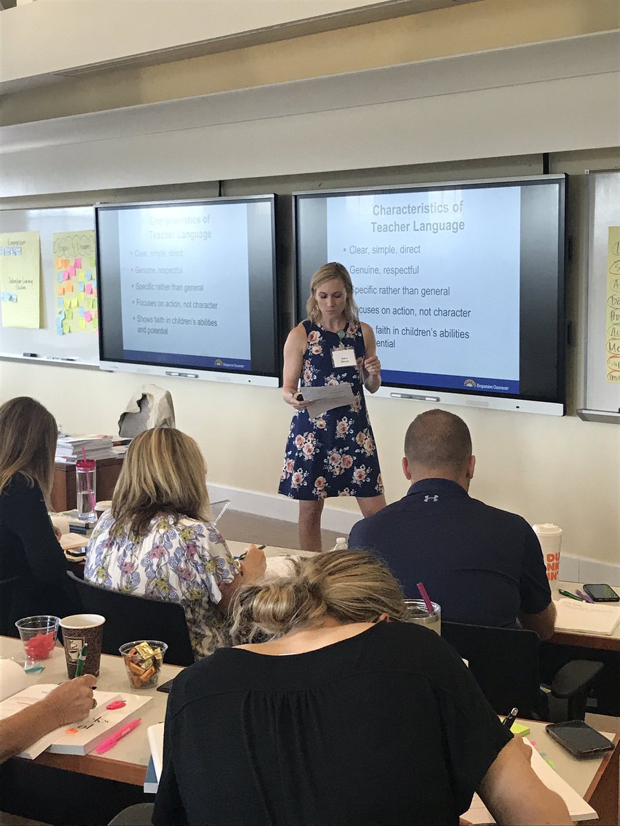 PineCrestSch's tweet photo. #pclowerschool teachers from the Boca Raton and Fort Lauderdale campuses are learning about #responsiveclassrooms today. #pd4pc https://t.co/BikoAeLkmo