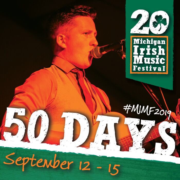 That’s right... FIFTY DAYS! ☘️🎶
#mimf19 #mimfis20 #michiganirish #michiganirishmusicfestival #michiganirishfest #michiganirishmusicfest #michiganirishmusic