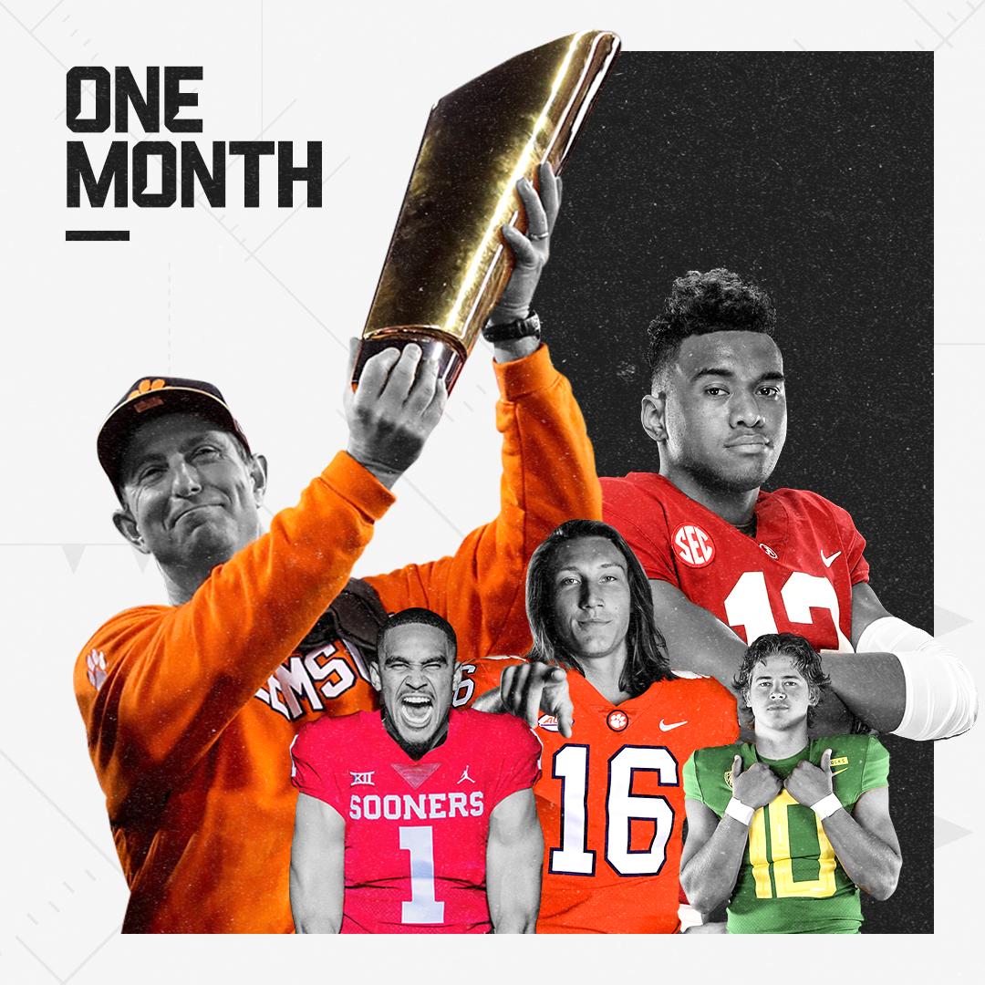 ESPN College Football On Twitter ONE MORE MONTH WITHOUT FOOTBALL espn-college-football-on-twitter-one-more-month-without-football