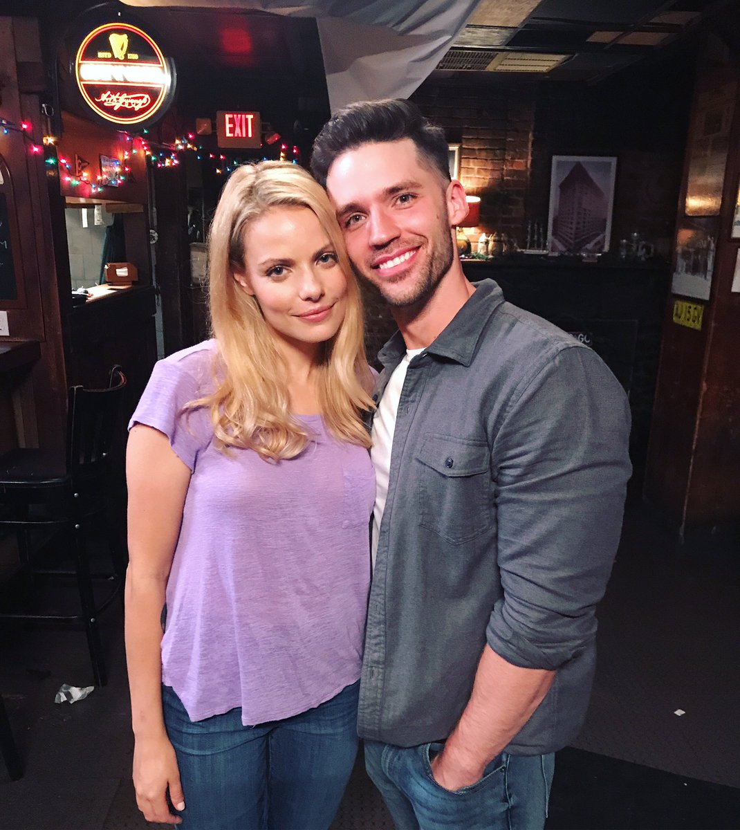 PassionFlix's tweet photo. Here’s a photo you’ve all been waiting for: Samantha and Clay! ❤️ They have such amazing chemistry, we can’t wait to see them bring this story to life! #passionflix #dirtysexysaint #carlyphillips #erikawilde #toscamusk #jordanlaneprice #davidagregory #leadactors https://t.co/siHNaPlQtR
