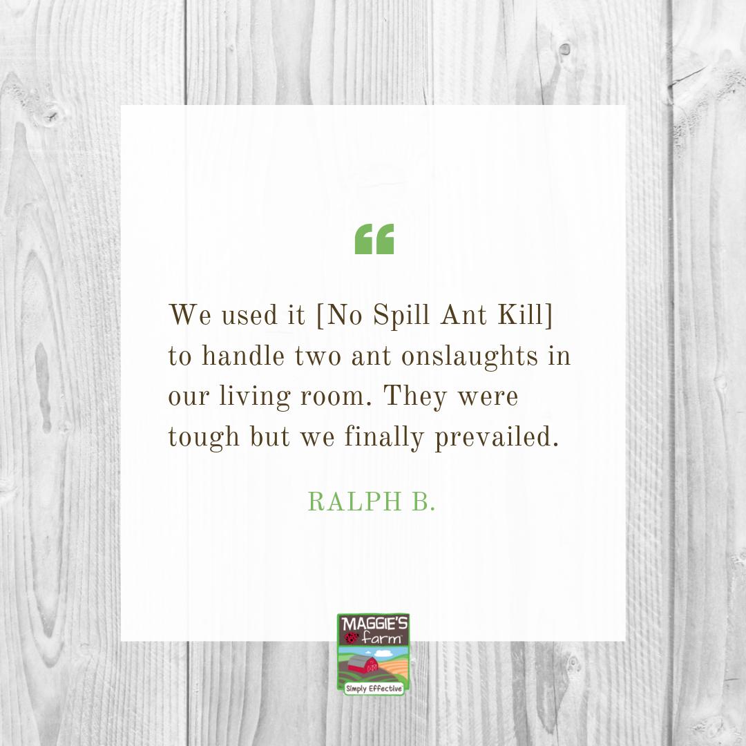 MaggiesFarm_IPM's tweet photo. No more ants and no mess left behind ✨ Yay for another happy member of the Maggie’s Farm fam! Drop a comment below of how Maggie’s Farm has helped you put an end to unwelcome house guests! 🤗 #maggiesfarm #simplyeffective #greenzone https://t.co/k0ZbVy51P2