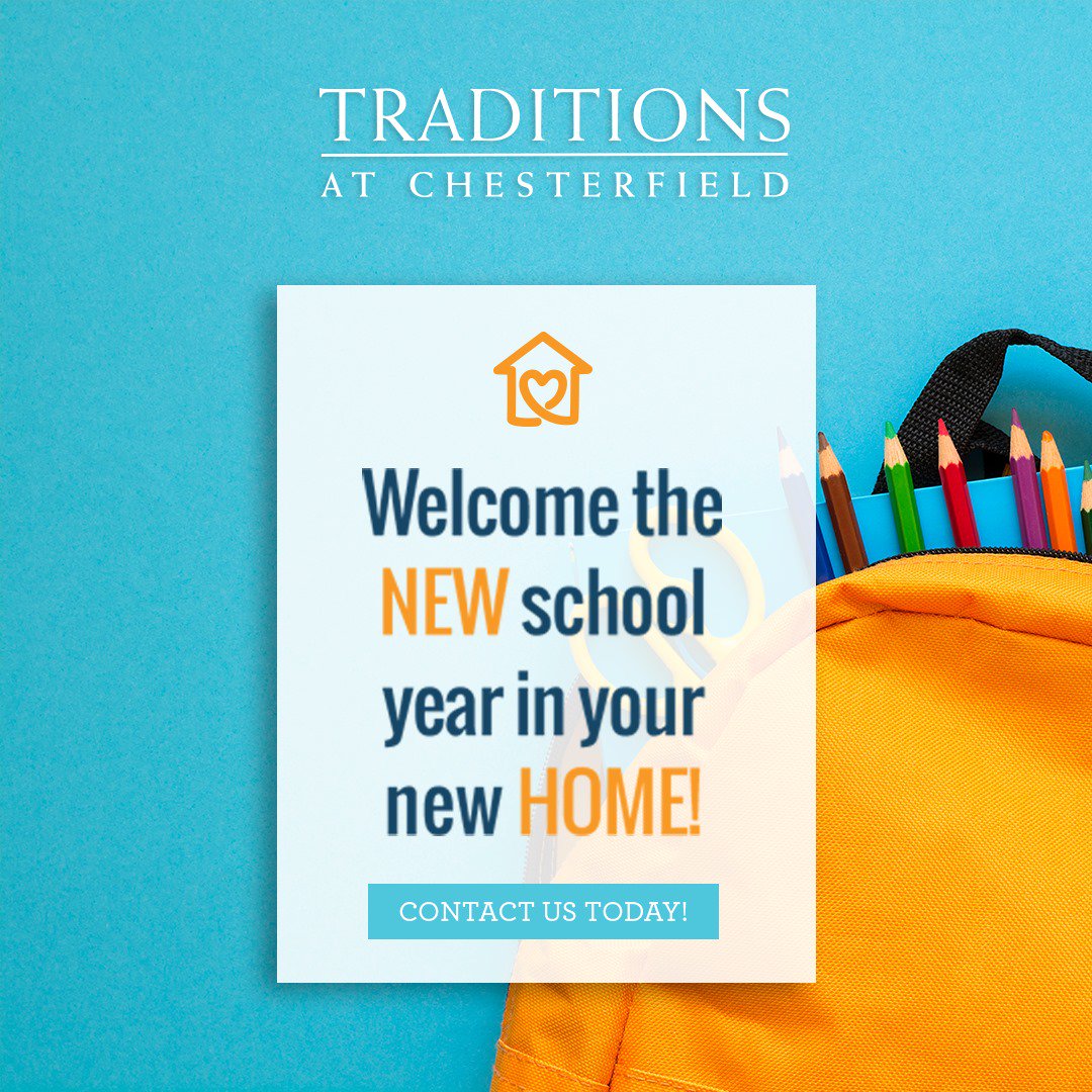 AmerProperties's tweet photo. Welcome the new school year in your new home at Traditions at Chesterfield! #new #home #sale https://t.co/xg52SaKejf
