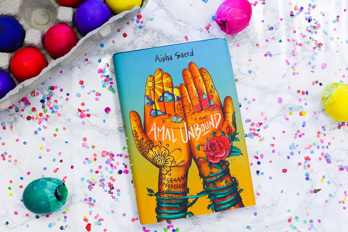 'Just because something seems impossible, does that mean we just don't try?' 
.
Get cracking on Aisha Saeed's 𝘈𝘮𝘢𝘭 𝘜𝘯𝘣𝘰𝘶𝘯𝘥! Perfect for middle grades.
.
@penguinrandom @aishacs 
#amalunbound #aishasaeed #nancypaulsenbooks #teachersofinstagram