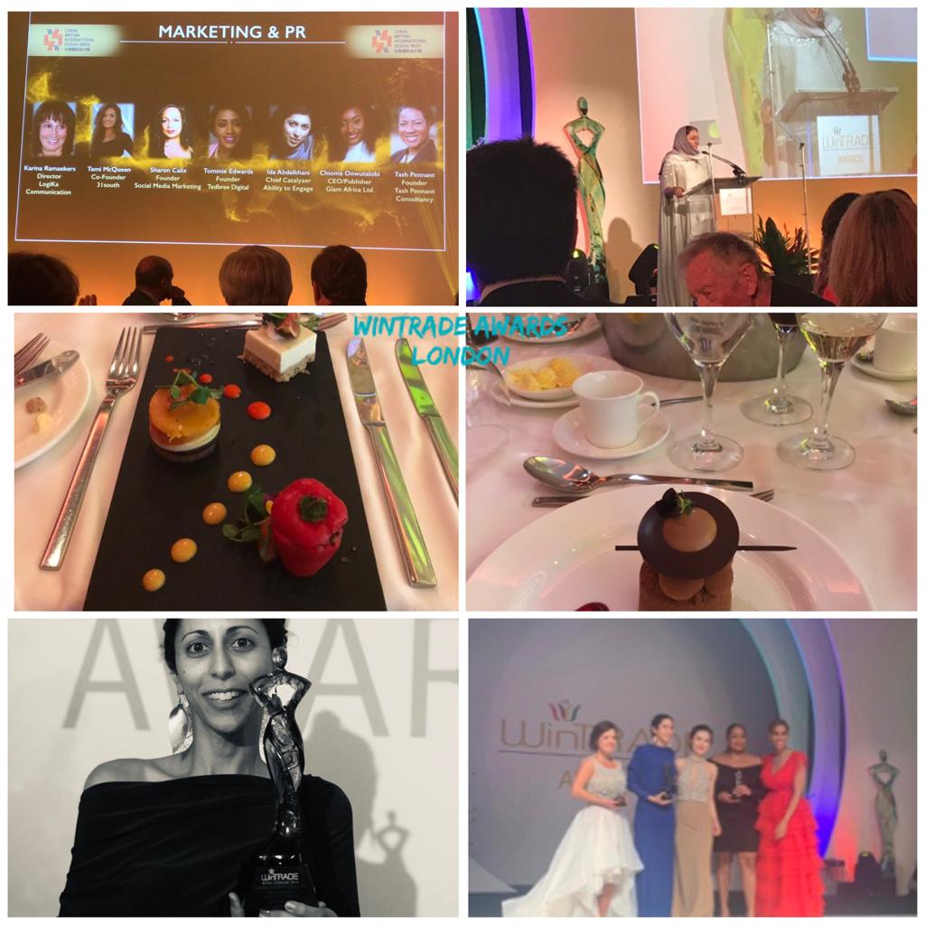 AbilityToEngage's tweet photo. Humbled to be amongst so many phenomenal #women at the #WinTradeWeek #gala and truly #honored that @AbilityToEngage & our Chief Catalyzer, Ida, won #first place in the #international @WinTradeLondon awards in #marketing & #pr! https://t.co/XfYinQEmIn