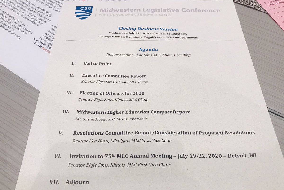 reprickhansen's tweet photo. Last meeting of the #2019MLC is the Closing Business Session ☕️🖌📓 https://t.co/95fXSFRUJK