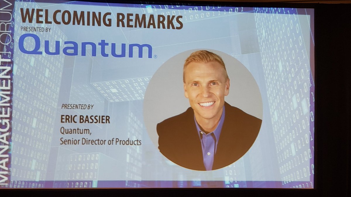 AndrewGabelSVG's tweet image. Eric Bassier kicks off SVG&apos;s Content Management Forum. Thank you to the title sponsor @QuantumCorp . Looking forward to a great day of panels and networking #SVGscm