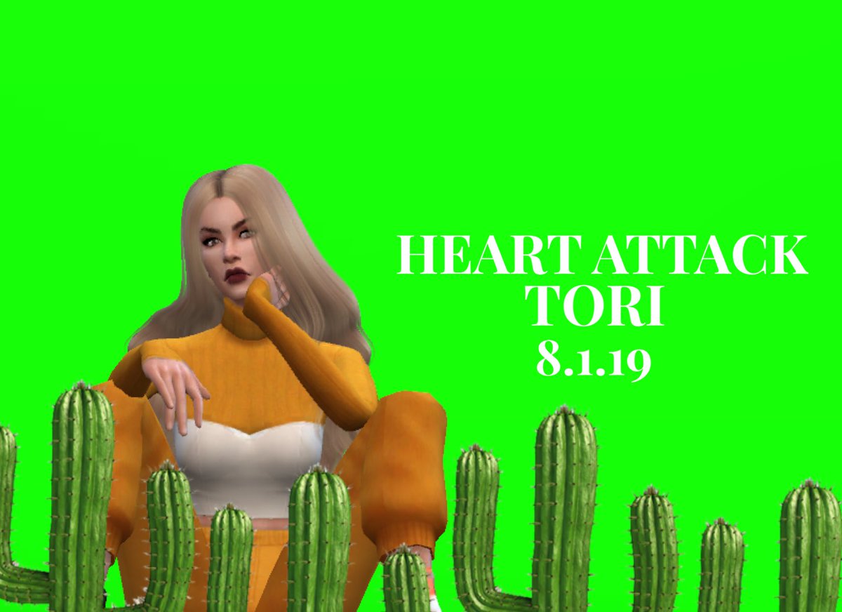 simoleonmusic's tweet photo. SIMOLEON <HEART ATTACK>
TORI
DEBUT 8.1.19
#heartattack #simoleon #debut #sims https://t.co/WXxMwyKGAr
