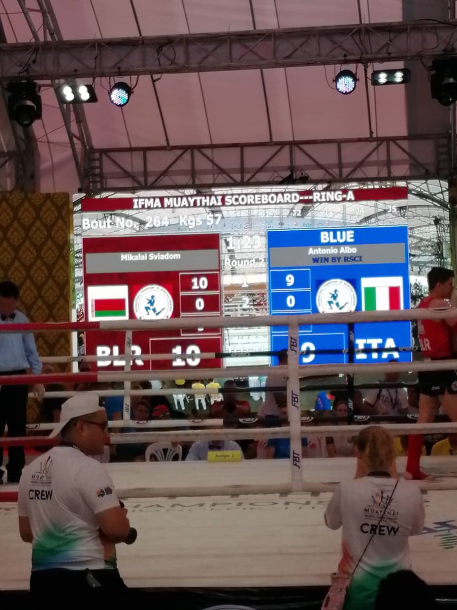 Federkombat's tweet photo. ๐ IFMA Muay Thai World Championship
๐๐ป a Bangkok
๐ท๐ฎ๐น Il Mondiale eโ in corso e la nostra Nazionale sta profondendo il massimo dellโimpegno!!
๐ Alรจ Italia!!!
#SapFightingStyle #fikbms https://t.co/Ts3isEFfWQ