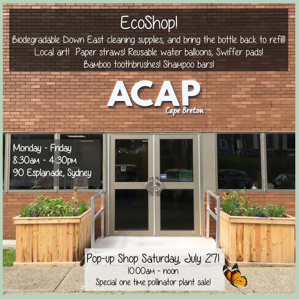 We know it's tough to get into the EcoShop when your work hours are the same as ours so we're having a pop-up shop this Saturday from 10-noon! 🦋 In addition to our usual eco-alternatives we'll have pollinator plants available! 🐝