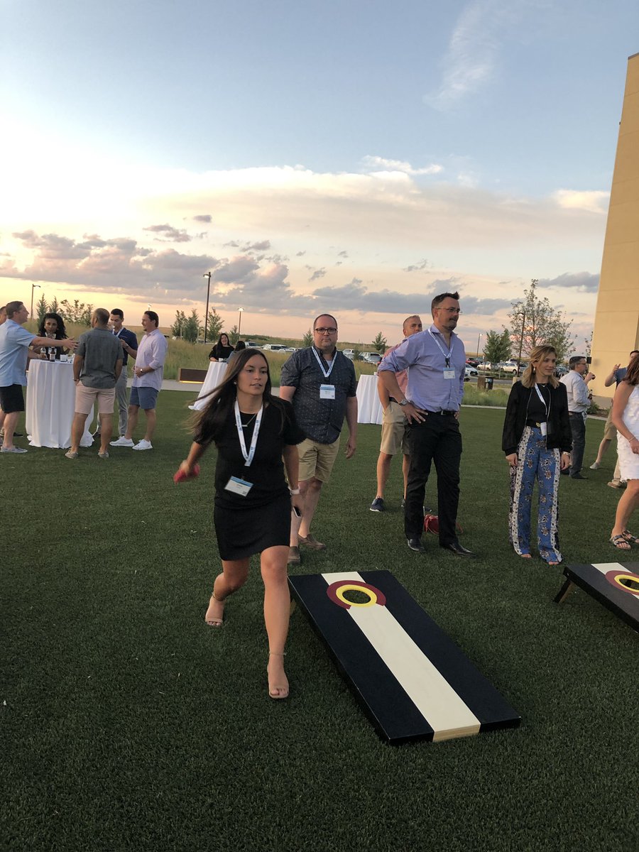 BroadridgeAS's tweet photo. Who’s up for a friendly game of cornhole? #GSMS #NavigatingToNext #MakingItReal https://t.co/3fHBHz9T6X