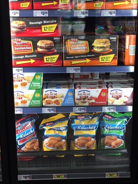 Head over to your neighborhood H-E-B and stock up on all your favorite Kolache Rolf's flavors for those busy mornings when you need something you just can grab-and-go! #myheb