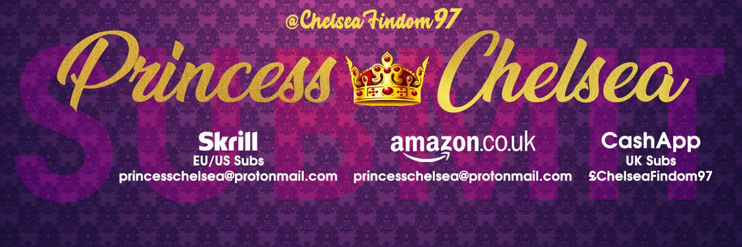 Latest Banner for Princess Chelsea @ChelseaFindom97 
Your father, uncle, brother are paying Her. You should too.

#findomdesigner #findom #banner
