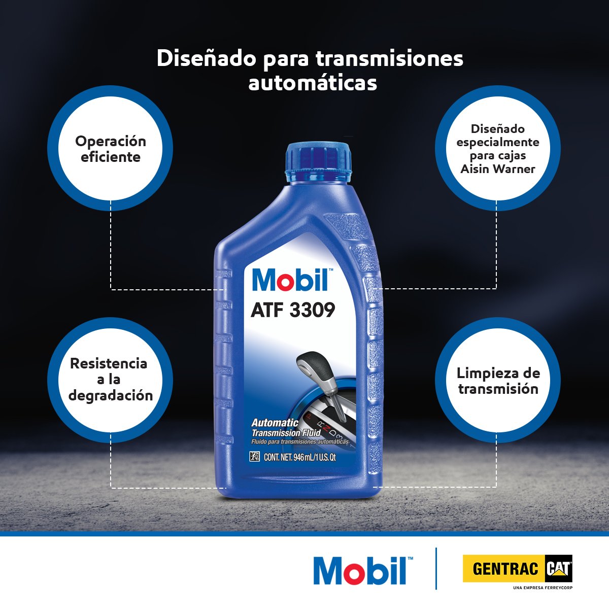 MobilGT's tweet photo. ¿Conoces el Lubricante Mobil ATF? 

Ya no descuides tu caja de cambios y protegela con productos especialmente diseñados. https://t.co/X5UAIw3wOa