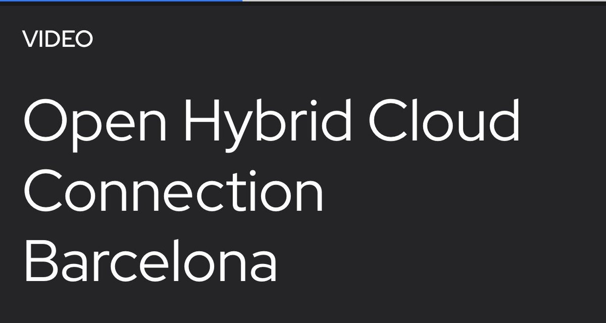 RedHatIberia's tweet photo. Revive en Open Hybrid Cloud Connection las últimas tendencias en #innovación, #contenedores y #automatización para construir una nube híbrida abierta, dotada de velocidad y flexibilidad, ahorrando en costes.
#HybridCloud #containerconnection
https://t.co/P9B3fkba8n https://t.co/NnOpNLmqKa