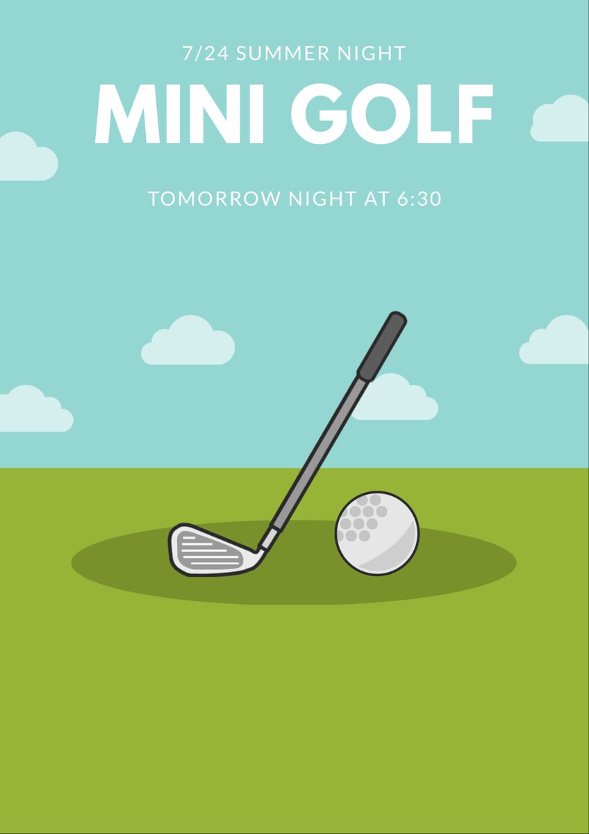 MOBC_Students's tweet photo. Mini Golf course tonight in the back parking lot! Come join us at 6:30!! 🏌🏼‍♂️🏌🏻‍♀️ https://t.co/9cMnSrMFP3