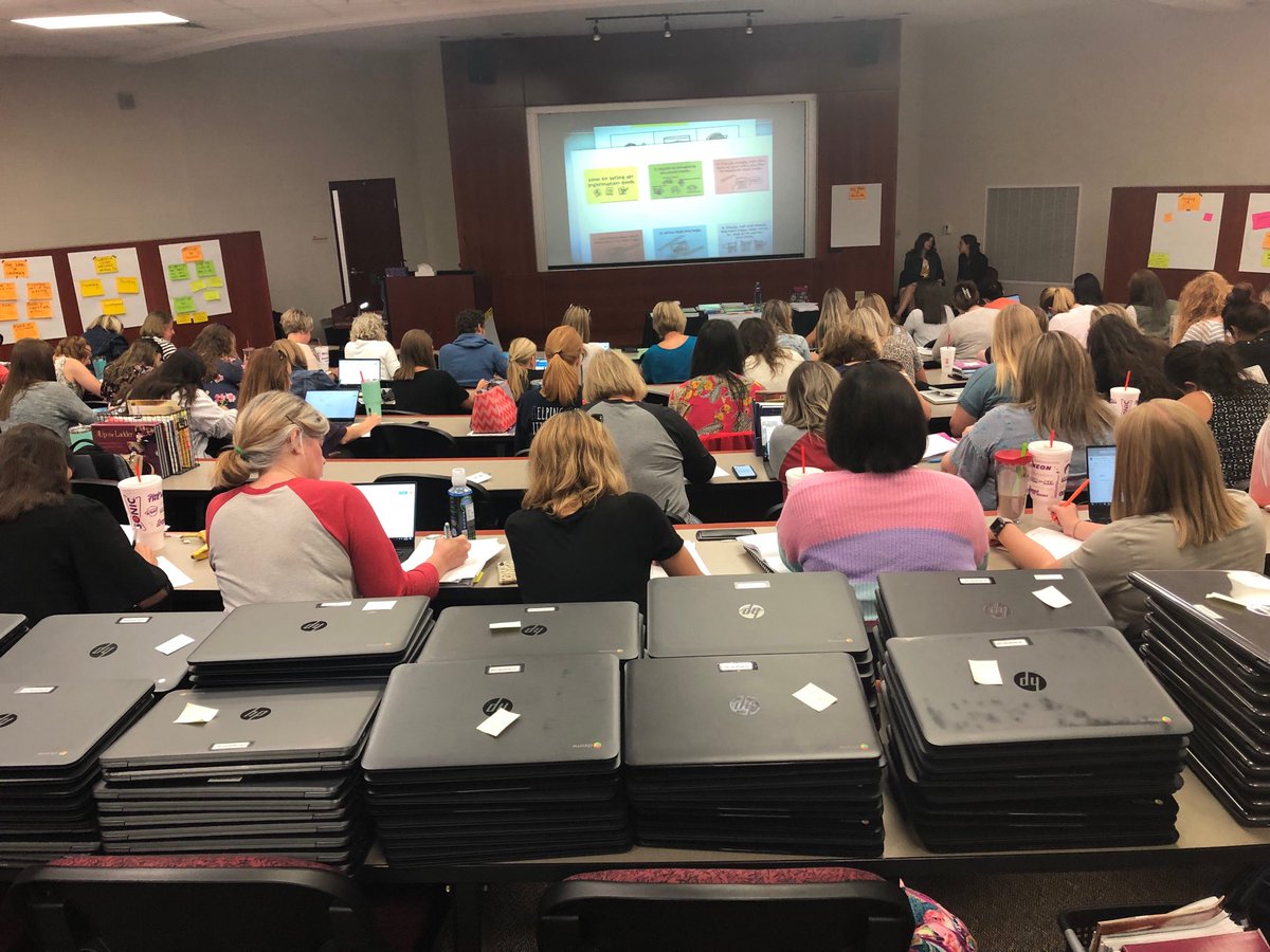 AnnaSheehan627's tweet photo. WOW! Day 3! A room full of 100 writers writing up a storm about their topics of expertise! How we love #springdalewrites2019 ⁦#tcrwp https://t.co/GpW5NWLdZU