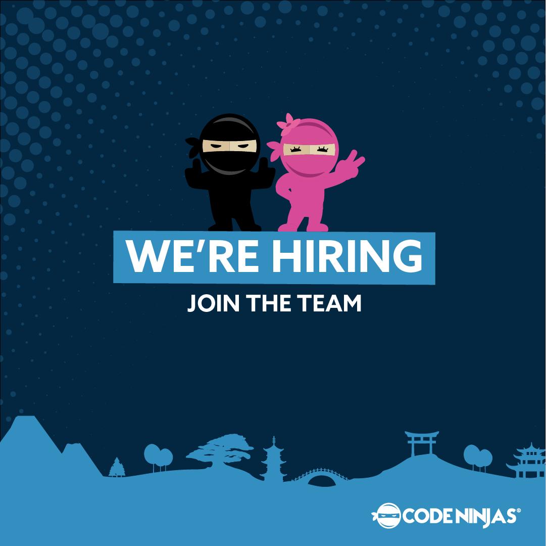 CodeNinjaHanovr's tweet photo. High school or college student? Tech support teacher? Looking for a part-time job getting paid to learn and work with kids? We're hiring! Apply at https://t.co/M2CtAt8GJh
#inspire #motivate #STEM #wearehiring #hanoverpa #southcentralyorkcounty #DCHS #SWHS #hanoverhigh #NOHS https://t.co/AcLhv8hfCB