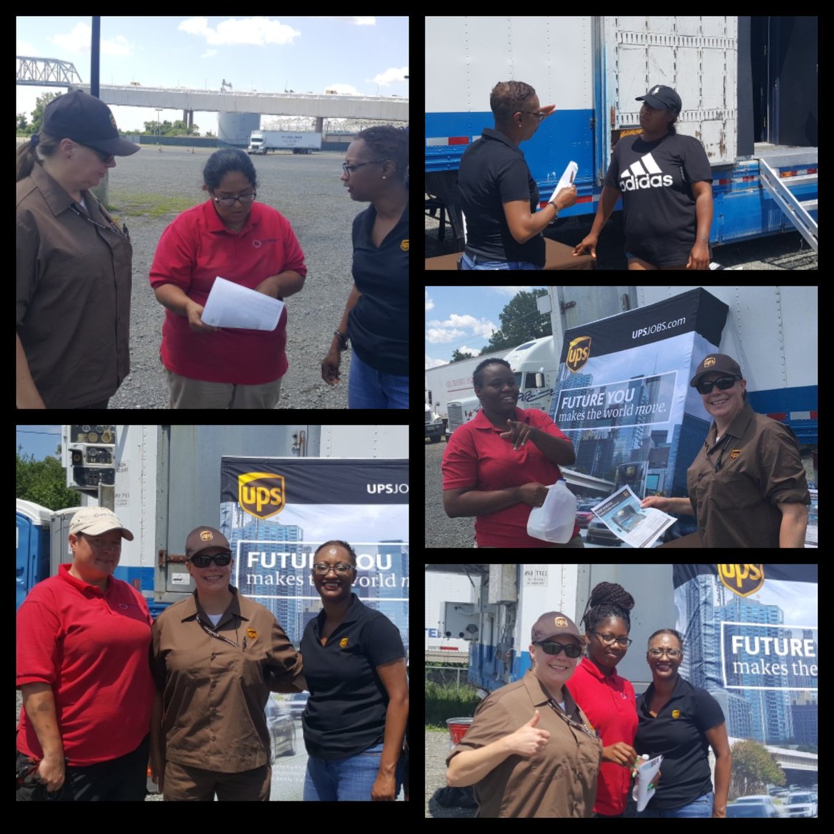 @ChesapeakUPSers Sharon and Jen at All-State truck school recruiting potential female feeder drivers #WomenInTrucking