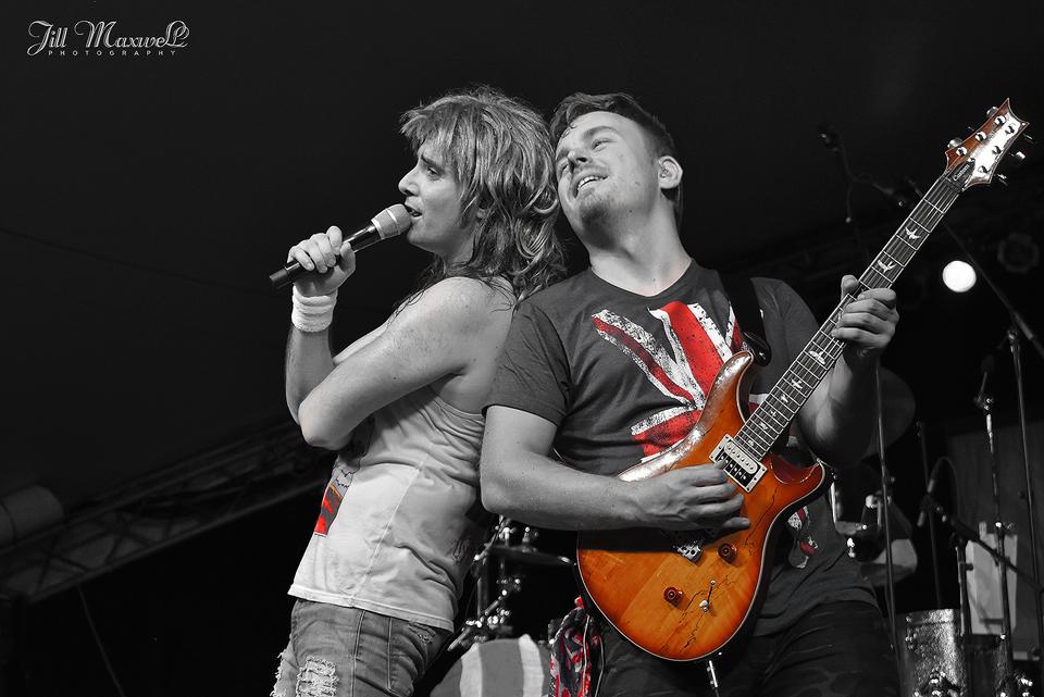 AbsoluteLeppard's tweet photo. Partners in crime at @Lock3Akron - Photo by Jill Maxwell #AbsoluteLeppardTribute #AbsoluteLeppard #DefLeppardTributeBand #DefLeppardTribute #TributeBand #Lock3 #Lock3Live #Lovk3LiveConcerts #RocktheLock #RiccardoCurziAsJoeElliott #MarkoStojanovicAsPhilCollen https://t.co/GpRngHWGdG