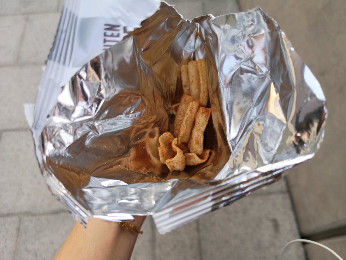 thecitycookie's tweet photo. @EatRealSnacks just paid £1.10 for this? Is this a normal portion?! https://t.co/7rNzpusOVW
