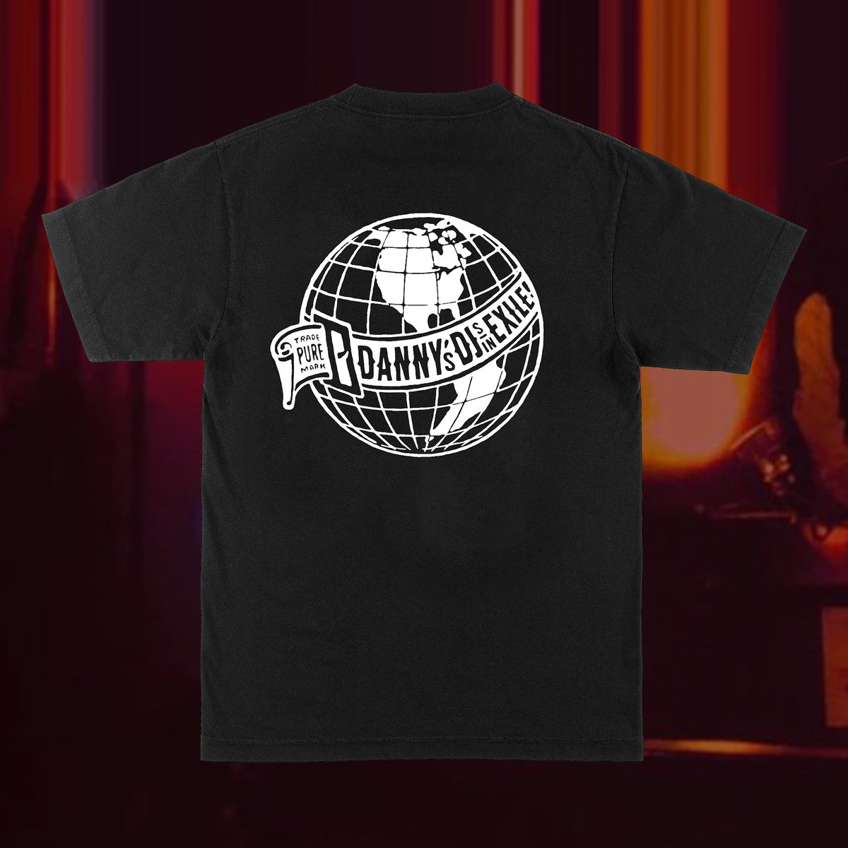 DJs in Exile apparel collection available now. Exclusive 1 of 1 tye dye pieces. Printed with 3M reflective ink. Shop here: bit.ly/2YRuCqv