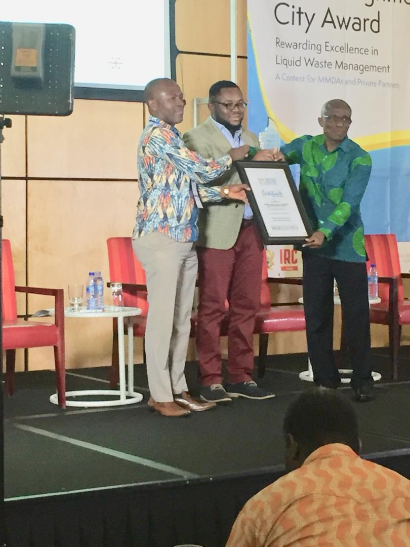 trendgroupgh's tweet image. @trendgroupgh a finalist in the @SaniChallengeGh and wins a special award for the introduction of an “Innovative Tool (@SaniPath Tool) for Capacity Building towards Sanitation Improvement” @KumasiMetro @KafuiDey @IRCWASH @RansforM @onlyhabyak @csiesel @therealsuraja @AtoSenayah