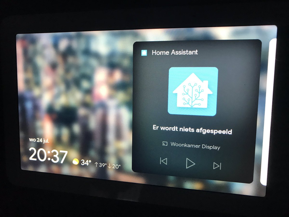 home assistant nest hub