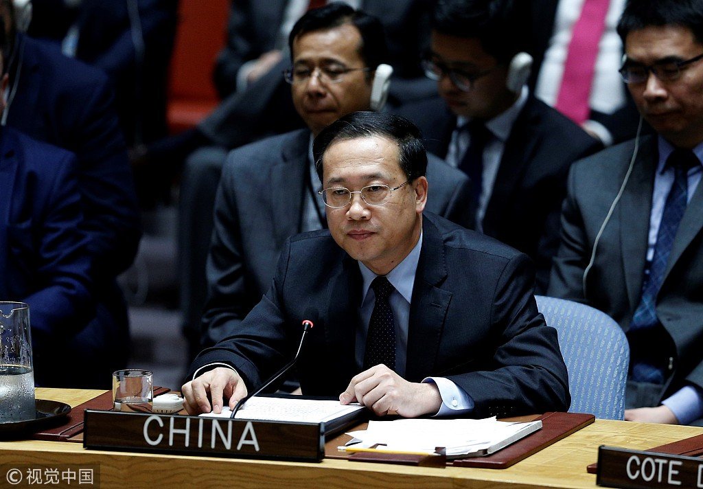 MahmoudGhanemPK's tweet photo. #China #UN envoy calls '#Israel' to stop demolition of Palestinian houses and destruction of Palestinian properties, and to cease all settlement activities in the occupied territories. #Palestine https://t.co/Cspqge9CdM