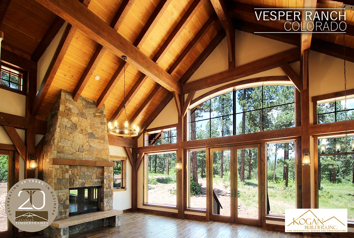CndTimberframes's tweet photo. .@KoganBuilders recently completed our Vesper Ranch project in Colorado. The home was designed in-house and features our rustic antique timber frame along with our R50 roof system, wall panels and siding.
https://t.co/JdfpM1n894
#CanadianTimberframes #KoganBuilders #Colorado https://t.co/LOLlCL7Y4A