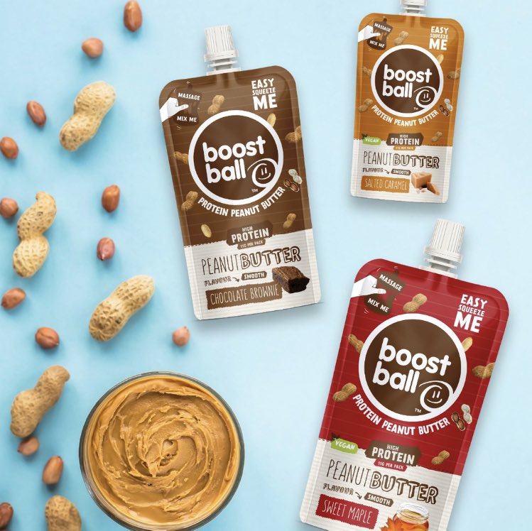 boost_ball's tweet photo. 🚨NEWBIE ALERT🚨
Our new &amp; very delicious - easy, squeezey #Boostball Nut Butters are officially available to purchase from our website.. hit the link in bio to check them out👆You will NOT be disappointed #justsaying #drooling 🤤🥜 #nopalmoil #nutbutter #proteinnutbutter https://t.co/yTXhGdvIGg