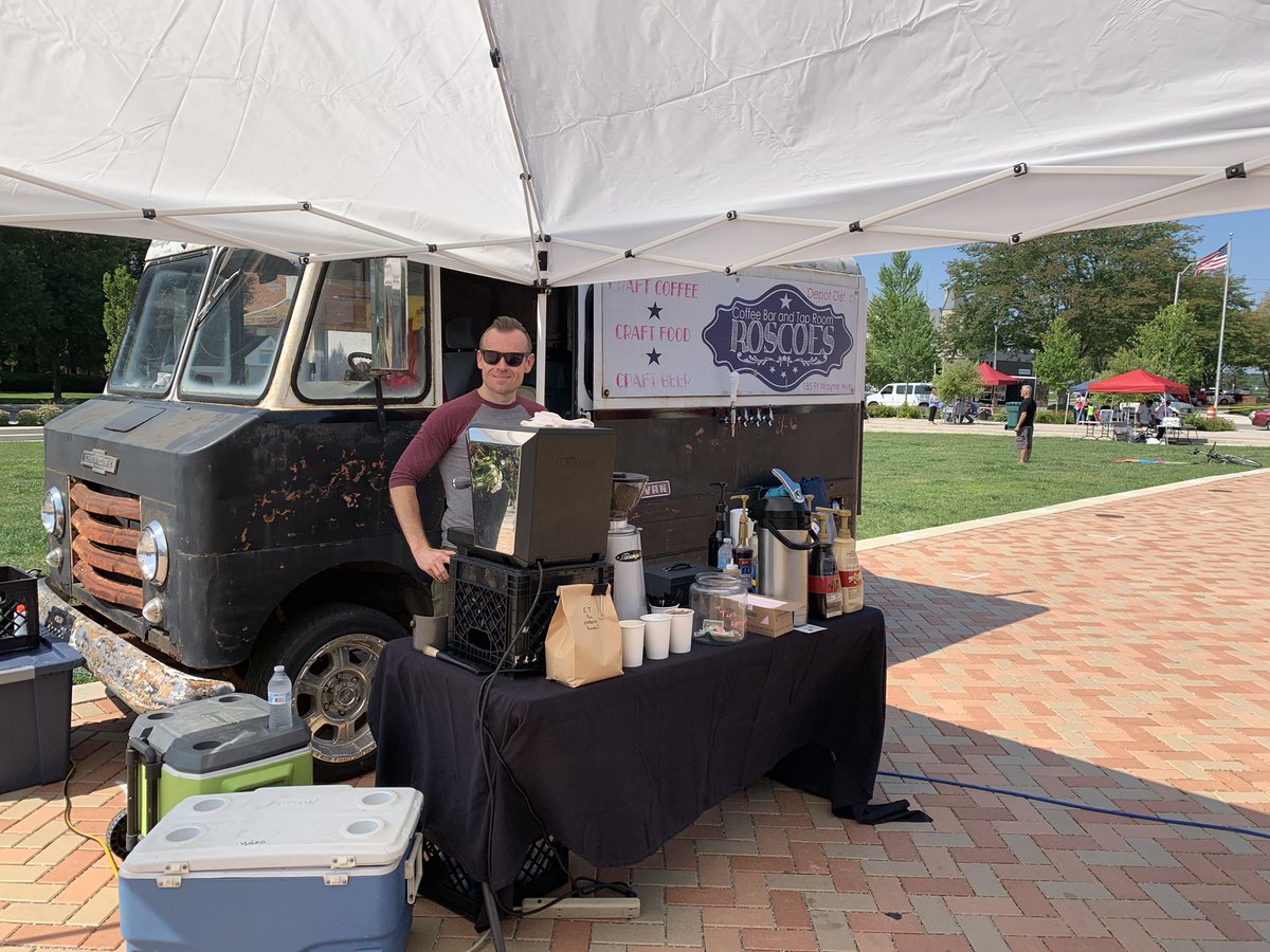Yo! Back at it again, this time with that fresh coffee, out at @richmondinfarmersmarket Come see us and grab an iced latte or nitro cold brew on tap! Will be here from 11-2pm. #richmondfarmersmarket #craftcoffee #nitrocoldbrew #icedlattee