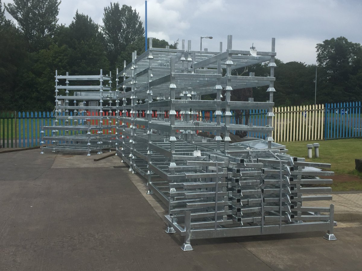Load all #galvanized and ready to go..
#steel #corrosion protection.